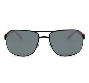 Polo Ralph Lauren PH3093 Preto/Cinza Polarizado 9277/81 62mm - Óculos de Sol