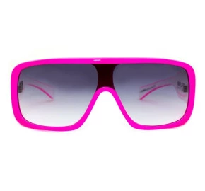 Óculos Evoke Amplifier Pink Fluor White Silver Gray Gradient