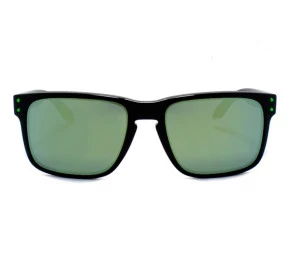 Oakley Holbrook Polished Black Esmerald Iridium Moto GP Signature Series 9102 16 - Óculos de Sol