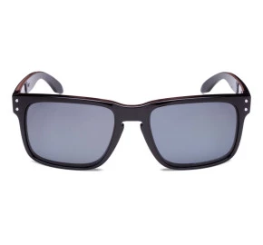 Oakley Holbrook Polished Black Grey Polarized 9102 02