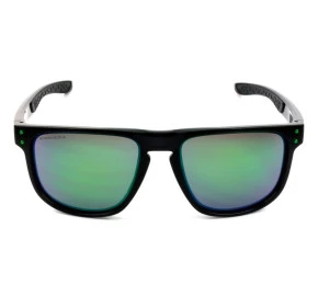 Oakley Holbrook R OO9377 - Preto/Verde Espelhado 55mm - Óculos de Sol