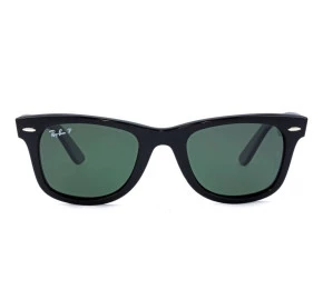 Óculos Ray Ban Wayfarer RB2140 Preto Brilho G15 Polarizado 901/58 50mm