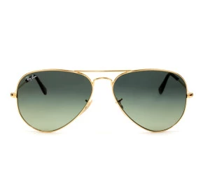Ray Ban Aviador RB3025 Dourado/Cinza Degradê 181/71 58mm - Óculos de Sol