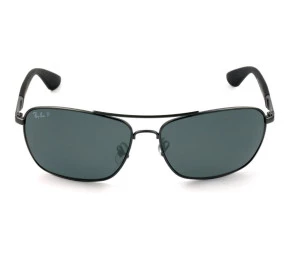 Ray Ban RB3531L Chumbo/Cinza Polarizado 041/81 64mm - Óculos de Sol