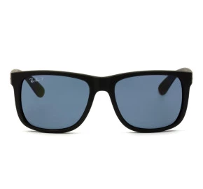 Ray Ban Justin RB4165L - Preto/Azul Polarizado 622/2V 55mm - Óculos de Sol