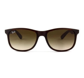 Ray Ban Andy RB4202 Marrom Fosco/Marrom Degradê 607313 55mm - Óculos de Sol