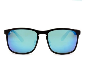Ray Ban Chromance RB4264 Preto Fosco/ Azul Espelhado Polarizado 601-S/A1 58mm - Óculos de Sol