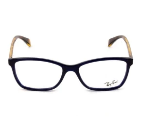 Ray Ban RB7108L - Óculos de Grau 5696 Azul/Turtle Lentes 53mm