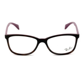 Ray Ban RB7121L - Turtle/Roxo 5824 53mm - Óculos de Grau