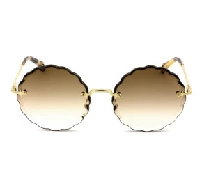 Chloé Rosie CE 142S Dourado/Marrom Degradê 742 60mm - Óculos de Sol