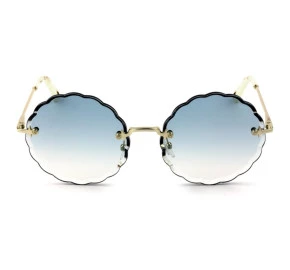 Chloé Rosie CE 142S Dourado/Azul Degradê 816 60mm - Óculos de Sol