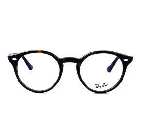 Ray Ban Round RX2180V Turtle 2012 49mm - Óculos de Grau