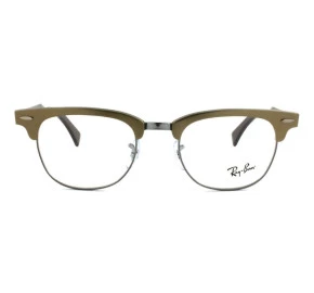 Ray-Ban Clubmaster Aluminum RX6295 2807 51 - Óculos de Grau