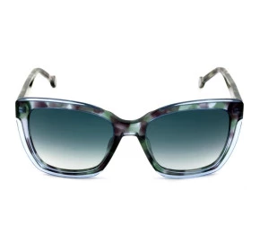 Óculos Carolina Herrera SHE 788 - Mesclado/Azul Degradê 07D7 55mm - Óculos de Sol