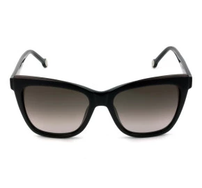 Óculos Carolina Herrera SHE 791 - Preto/Marrom Degradê 09P2 54mm - Óculos de Sol
