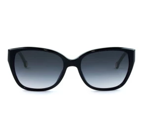 Carolina Herrera SHE566 - Preto/Cinza Degradê 0700 56mm - Óculos de Sol