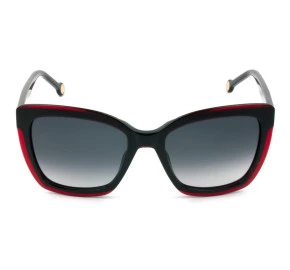 Carolina Herrera SHE788 - Preto/Vinho/Cinza Degradê 01CP 55mm - Óculos de Sol