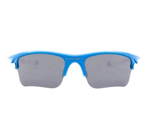 Oakley Fast Jacket Sky Blue w/ Black Iridium Clear 9156 04