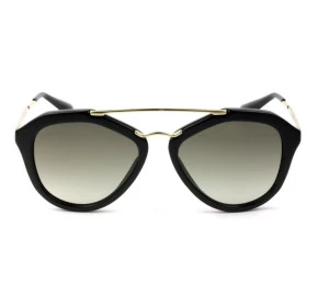 Prada SPR 12QS - Preto/Cinza Degradê 1AB-0A7 54mm - Óculos de Sol