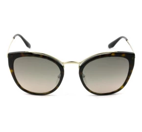 Prada SPR 20U - Óculos de Sol Turtle/Marrom Degradê 2AU-4P0 Lentes 54mm
