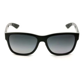 Prada Linea Rossa SPS 03Q - Preto/Cinza Degradê 1AB-5W1 57mm - Óculos de Sol