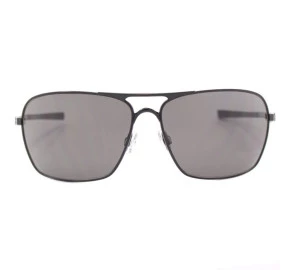 Oakley Plaintiff Squared Polished Black w/ Warm Grey- 4063 01