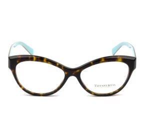 Tiffany & Co TF2176 - Óculos de Grau Turtle/Azul 8015 Lentes 53MM