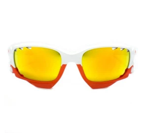 Oakley Racing Jacket Vented Matte White Fire Iridium 9171 03