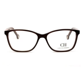 Carolina Herrera VHE 712 - Marrom/Vinho 0G73 52mm - Óculos de Grau