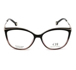 Carolina Herrera VHE 783 - Óculos de Grau 09D2 Marrom Degradê Lentes 53mm