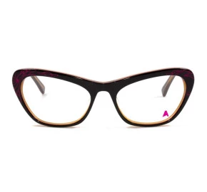 Óculos de Grau Absurda Vitacura - Preto / Rosa / Laranja - 2540 553 53