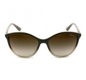 Vogue VO 5165-S - Cinza/Marrom Degradê 255813 55mm - Óculos de Sol