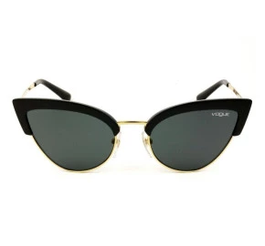 Vogue VO 5212-S - Preto/Dourado W44/87 55mm - Óculos de Sol
