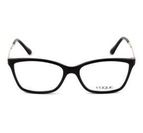 Vogue VO 5043-L - Preto/Dourado W44 54mm - Óculos de Grau