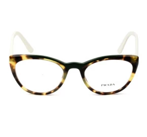 Prada VPR 07V - Turtle/Branco 321-1O1 51mm - Óculos de Grau