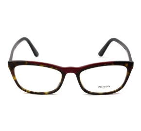 Prada VPR 10V - Turtle/Vinho 320-1O1 54mm - Óculos de Grau