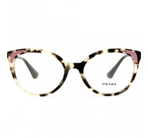 Prada VPR 12U - Turtle/Dourado UAO-1O1 53mm - Óculos de Grau