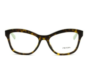 Prada VPR 29R - Turtle/Verde 2AU -1O1 54mm - Óculos de Grau
