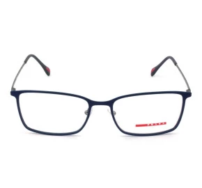 Prada VPS 51L - Azul Fosco/Grafite 370-101 56mm - Óculos de Grau
