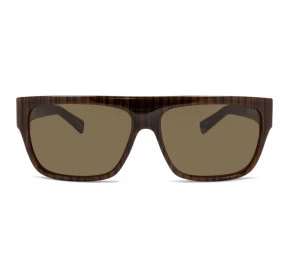 Óculos Evoke Zegon Big Wood Sanded Gold Brown Total
